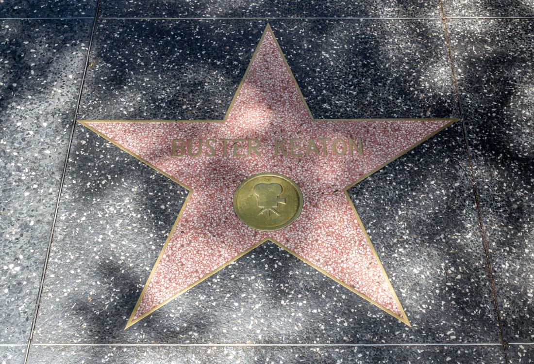 Buster Keaton's star on the Hollywood Walk of Fame